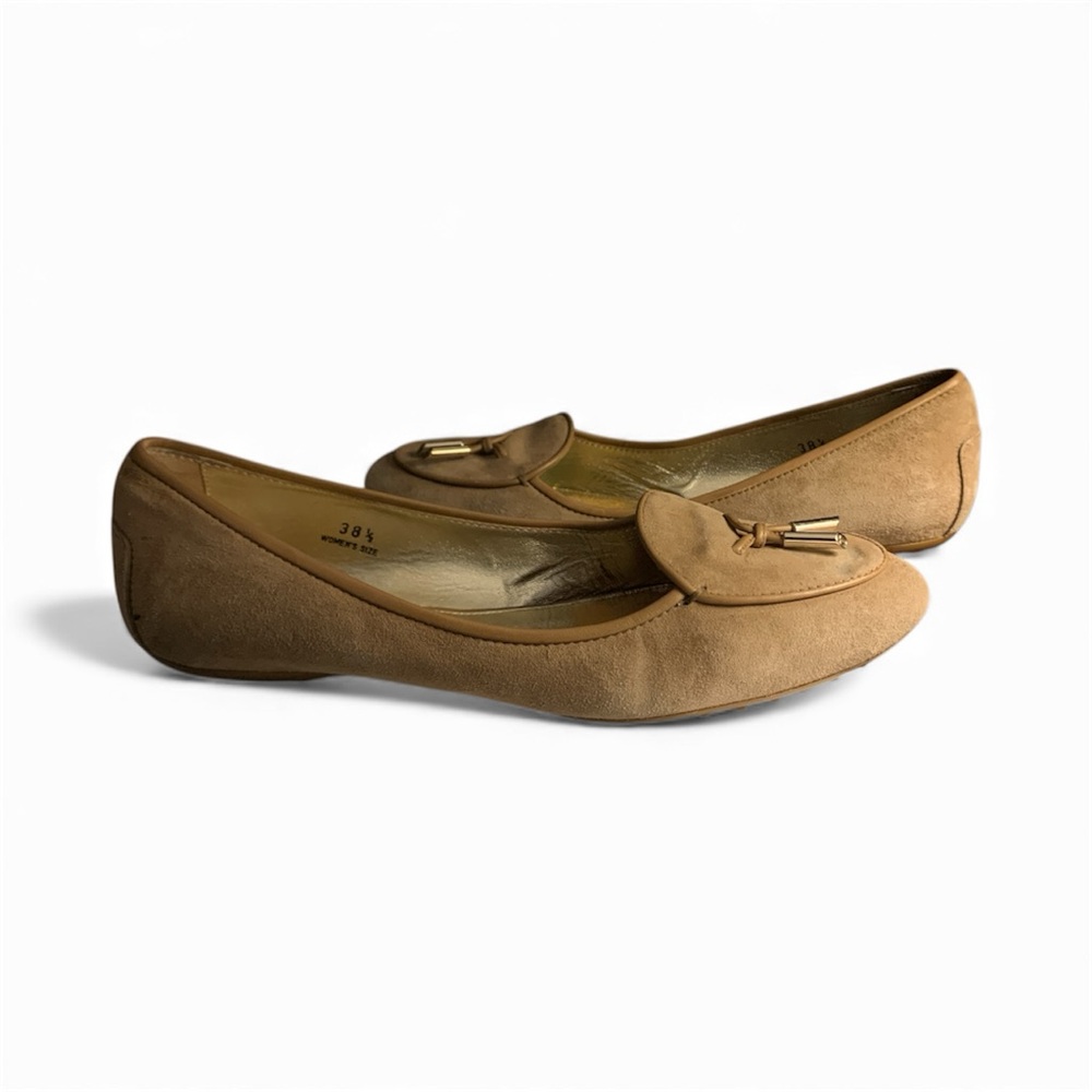 TOD'S Beige Suede Loafers